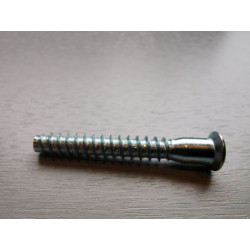 Möbelskruv/Kopplingsskruv Elförzinkad 7x50 mm.