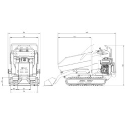 Självlastande Minidumper VH500A