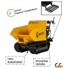 Minidumper MD500H-PRO med tipphydraulik framåt