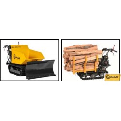 Minidumper MD500H-PRO med tipphydraulik framåt
