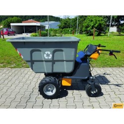 Miljövänlig Lumag El-Skottkärra 750W 35 Ah.