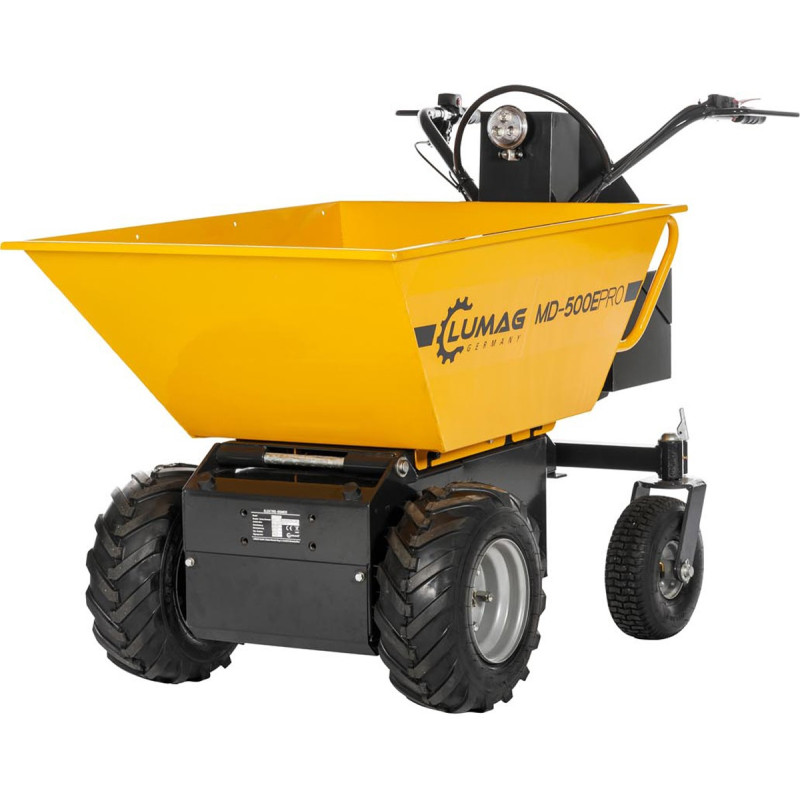 Miljövänlig Lumag El-Skottkärra 750W 35 Ah.