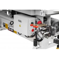 Lumag elektriska vedkap-klyvmaskin-automat
