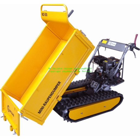 Minidumper MD500 -6.5 HP manuell tippning framåt